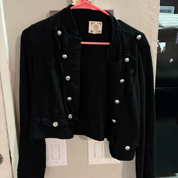 edge Jackets & Blazers - Edge Black Blazer Sleek Suit Jacket